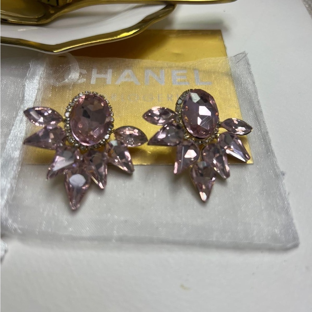 Pink Dazzle Earrings in Elegant Jewelry Design